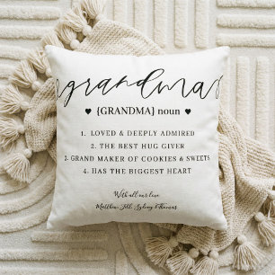 Elegant gepersonaliseerde Grandma Definition Keepo Kussen