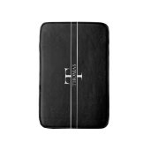 Elegant Gepersonaliseerde Monogrammen Douane Naam Badmat (Voorkant Verticaal)