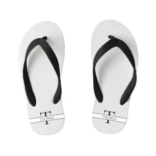 Elegant Gepersonaliseerde Monogrammen Douane Naam Kinder Teenslippers
