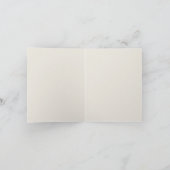 Elegant geperste bloemen Waterverf dank u kaart (Binnen)