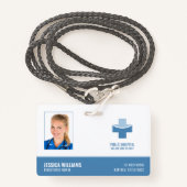 Elegant geregistreerde verpleegkundige RN medisch Badge (Voorkant met draagriem)