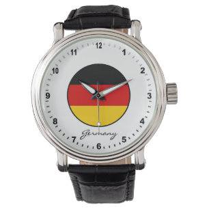 Elegant Germany Watch & German Flag / Berlin Horloge