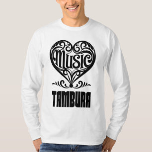 Elegant Gerold Hart voor Tambura Liefhebbers T-shirt