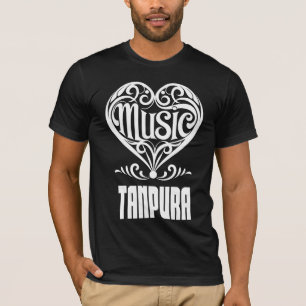Elegant Gerold Hart voor Tanpura Liefhebbers T-shirt