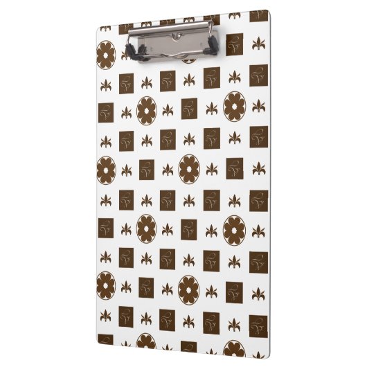 Elegant geruit ontwerp klembord (Links)