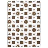 Elegant geruit ontwerp klembord (Achterkant)