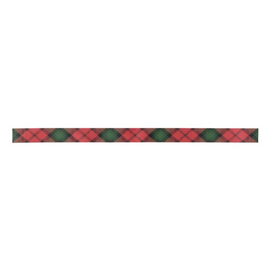 Elegant geruite Kerr Red Green Classic Tartan Lint (Voorkant)
