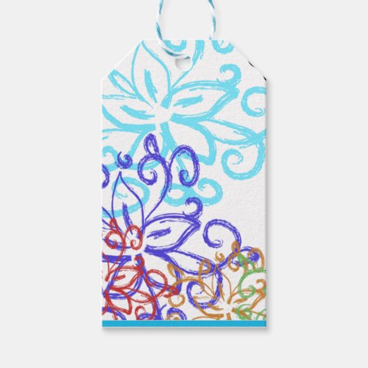 Elegant geschenk label ontwerp cadeaulabel (Voorkant)