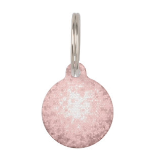 elegant, gesofisticeerd 'girly'-goudpatroon van ro huisdierpenning
