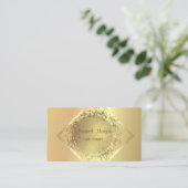 Elegant, gesofisticeerd, professioneel Geometrisch Visitekaartje (Staand voorkant)