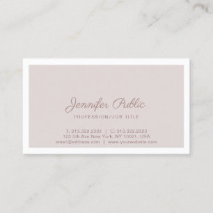 Elegant  gestroomlijnde kleurenmonitor visitekaartje