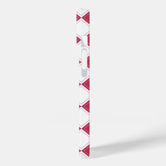 Elegant gevarieerd tegelpatroon [aangepaste kleur] Case-Mate iPhone case (Achterkant / Links)