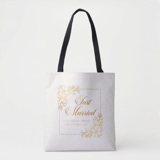 Elegant gewoon huwelijk | Canvas tas (Voorkant)