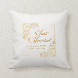 Elegant gewoon huwelijk   Sierkussen