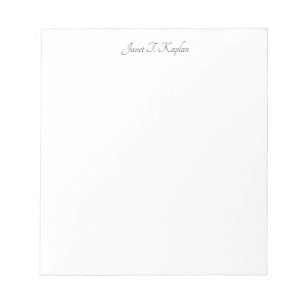 Elegant gewoon professioneel handschrift notitieblok