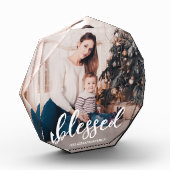 Elegant gezegend script met naam Foto (Links)