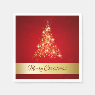 Elegant Ggloed Merry kerstboom Servetten
