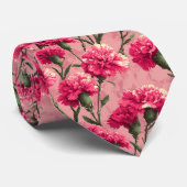 Elegant Gift  For Boyfriend Carnation Floral Stropdas (Opgerold)