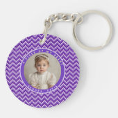 Elegant Gift Ideas For Women Stripe Pattern Sleutelhanger (Achterkant)