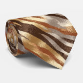 Elegant Gifts For Him Animal Print Stropdas (Opgerold)