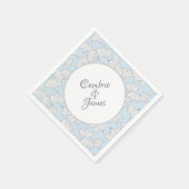 Elegant ginkgo-bladeren met aangepaste achtergrond servetten (Hoek)