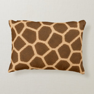 Elegant Giraffe Patroon Premium Kwaliteit Accent Kussen