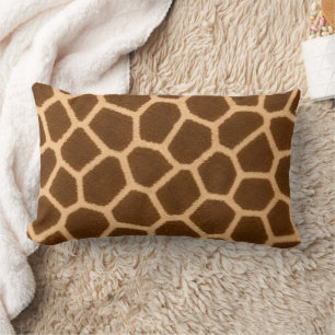 Elegant Giraffe Patroon Premium Kwaliteit Stijlvol Kussen