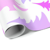 Elegant girale kleurrijke kerstboomstructuur cadeaupapier (Rol Hoek)