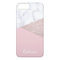 Elegant girale roos goud glitter witte marmer roze