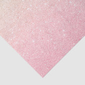 Elegant  girale roos goudglitter tissuepapier (Detail)
