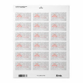 Elegant Girly, Bokeh, Roze Flamingos, Kunst Etiket (Full Sheet)