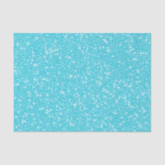 Elegant Girly Glitter Blauwgroen Patroonontwerp Tissuepapier (Voorkant)