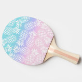 Elegant Girly Gradient Panapple Pattern Colorful Tafeltennisbatje (Zijkant)