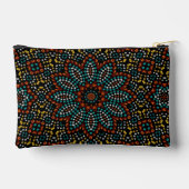 Elegant Girly Modern Stijlvol Dot Mandala Patroon Etui (Achterkant)