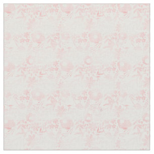Elegant Girly Roos Gold Flowers Stof
