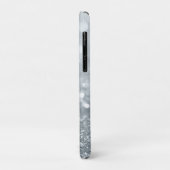 Elegant Girly Silver Glittery Bokeh - Persoonlijk Case-Mate iPhone Case (Achterkant/links)