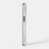 Élégant Glam blanc brillant argenté (Côté droit)