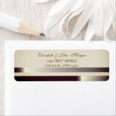 Elegant Glamoureus Chic Glittery Adres Label (Insitu)