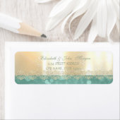 Elegant Glamoureus Shiny, Bokeh, Lace Address Labe Etiket (Insitu)