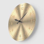 Elegant glanzend goud grote klok (Hoek)