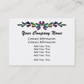 Elegant Glas in lood Visitekaartje (Achterkant)