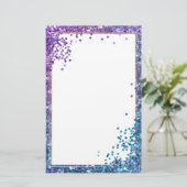 Elegant glitter briefpapier (Staand voorkant)