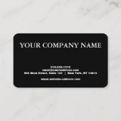 Elegant Glitter Credit Kaart Visitekaartje (Achterkant)