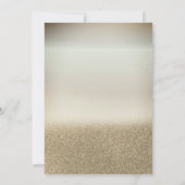 Elegant Glitter Dress, Confetti 50e verjaardag Kaart (Achterkant)