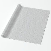 Elegant Glitter Encrusted White Diamonds Pattern 2 Cadeaupapier (Uitgerold)