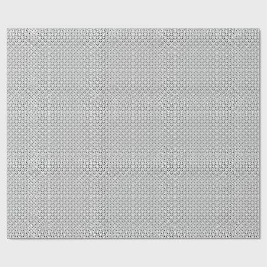 Elegant Glitter Encrusted White Diamonds Pattern Cadeaupapier (Vlak)