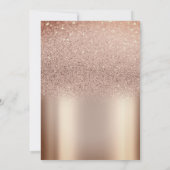 Elegant Glitter Gold Lijst Diamonds Afstuderen Kaart (Achterkant)