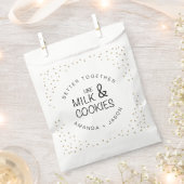 Elegant Glitter Milk en koekjes Wedding Favor Bag Bedankzakje (Geknipt)