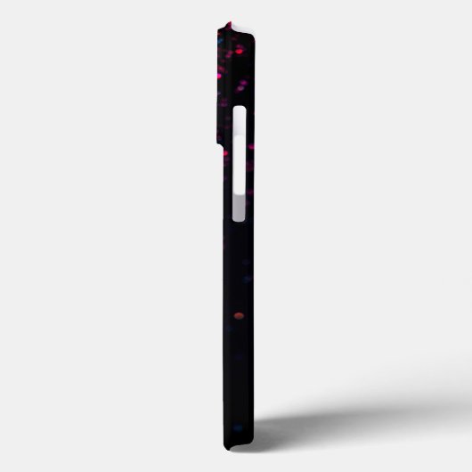 Elegant Glitter monogrammed naam Case-Mate iPhone Case (Achterkant / Links)