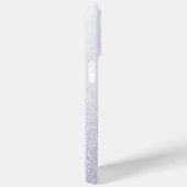 Elegant Glitter monogrammed naam Case-Mate iPhone Case (Achterkant / Rechts)